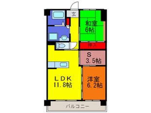 ドルチェ鶴見の物件間取画像